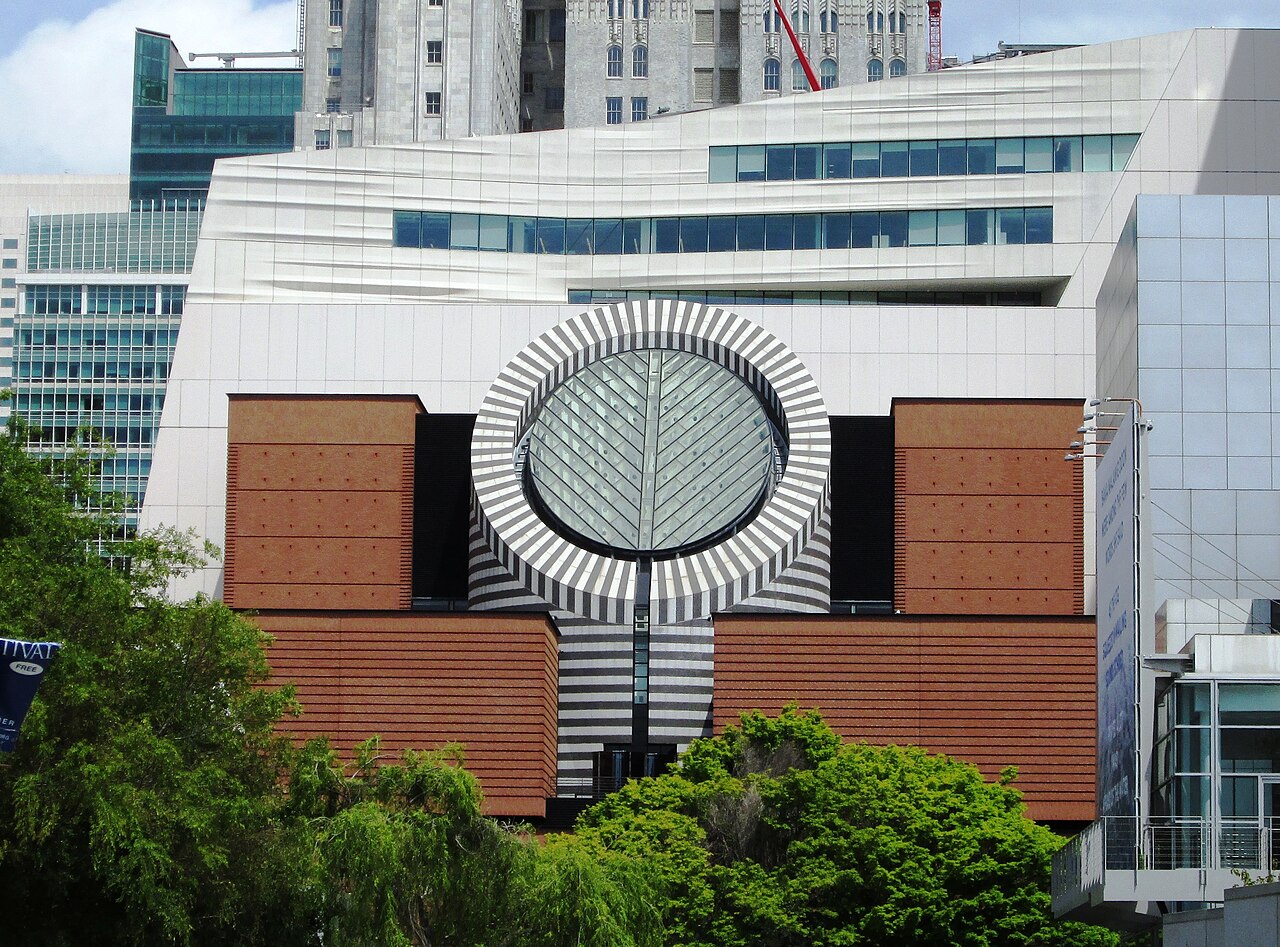 San Francisco - SFMOMA from Yerba Buena Gardens