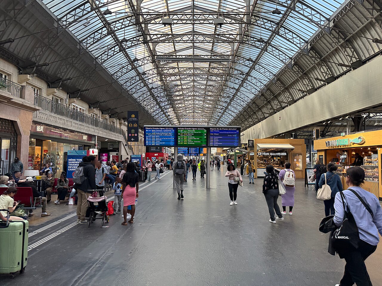 Amélie filming location: Paris Gare de l'Est