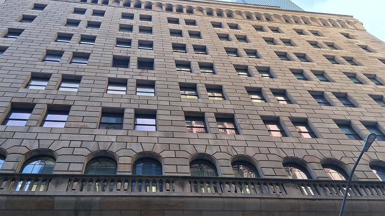 The Godfather filming location: Federal Reserve Bank of New York
