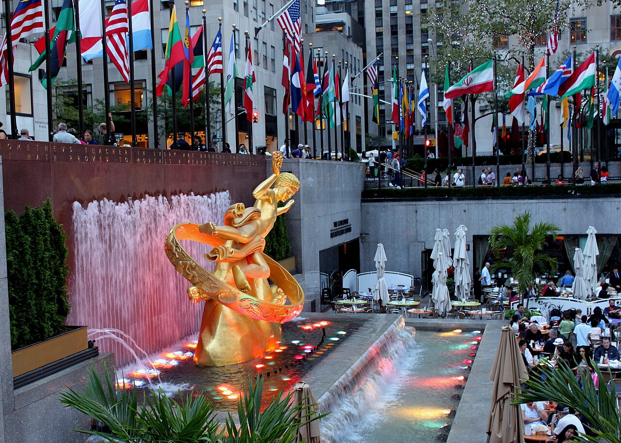 The Godfather filming location: Rockefeller Center