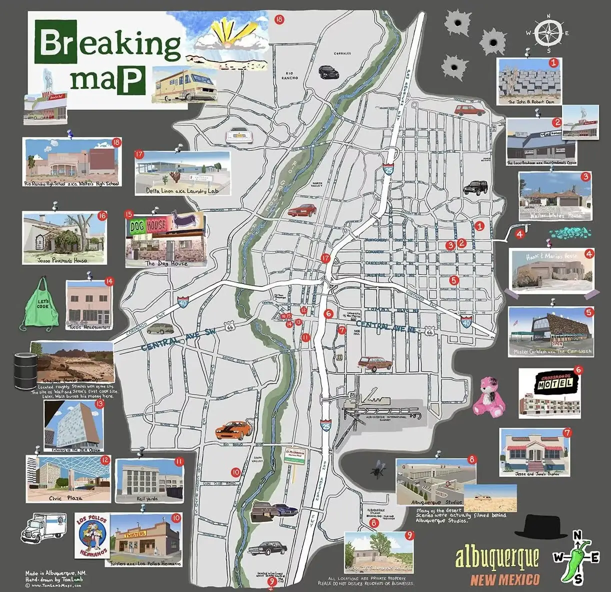 Breaking Bad map